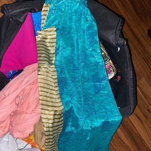 Hi wasted silk pants!! Very comfy